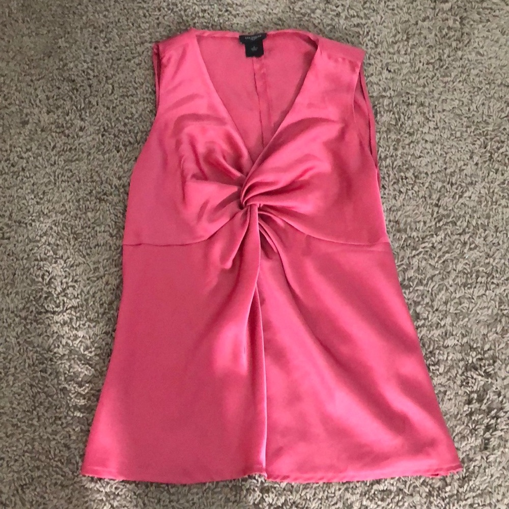 Rose Twist Front Tank Top